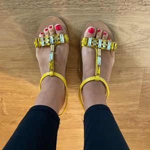 Ferragamo Crystal Sandals